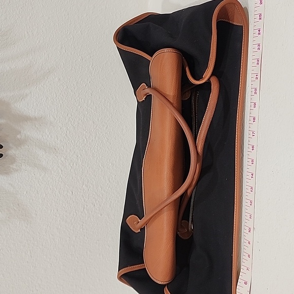 Vintage Les Migrateur's Made In Paris France Leather Weekender Bag - Picture 11 of 15